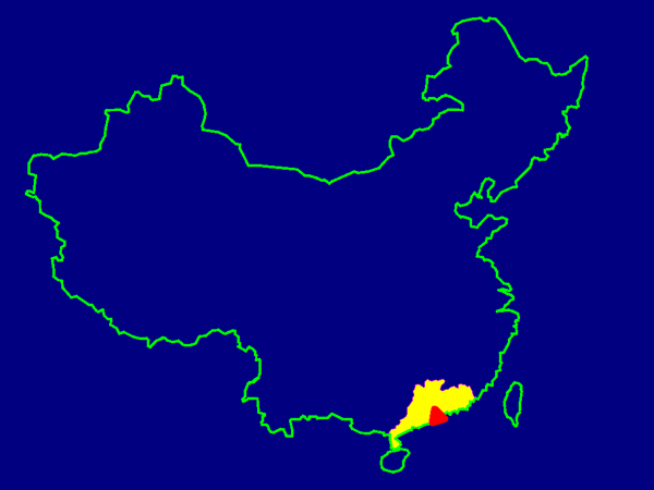 guang zhou map